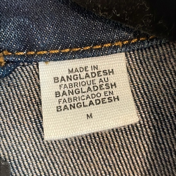 Levi’s Strauss Gold Men’s Jacket Medium Causal Cotton Blue Distressed Preppy - Picture 11 of 17